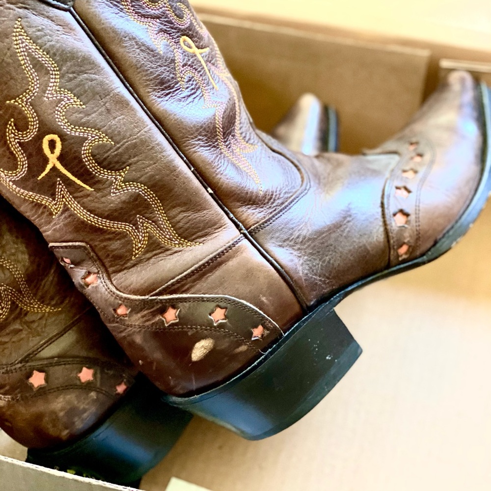 Brown Cowboy Boots (mid calf) bought from TN!
